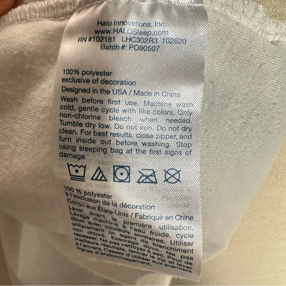 HALO SLEEPSACK Sleeveless Baby Wearable Blanket with Plush Soothing Dots - Picture 7 of 9